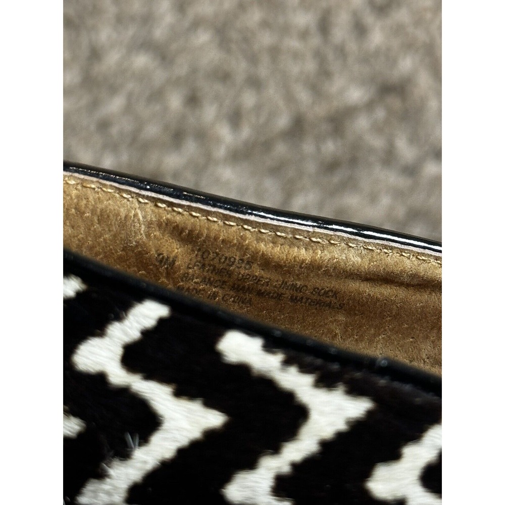 Sofft 'Moselle' Women's Heels Chevron Calf Hair Brown Beige Women's Size 9 - Picture 7 of 7